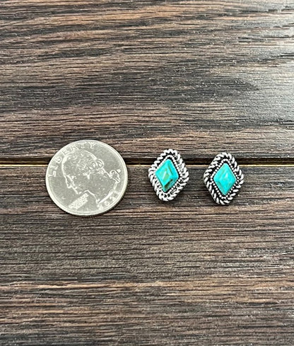 Turquoise Stud Earrings