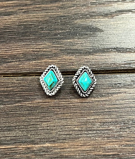 Turquoise Stud Earrings