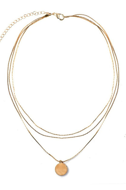 18K Gold Non-Tarnish Stainless Steel Necklace