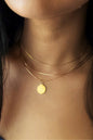 18K Gold Non-Tarnish Stainless Steel Necklace