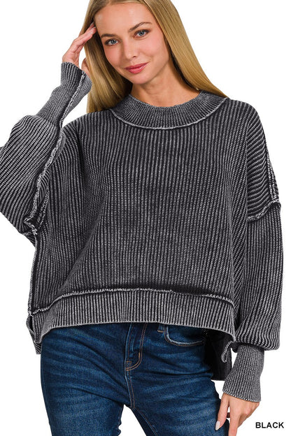 SIDE SLIT SWEATER