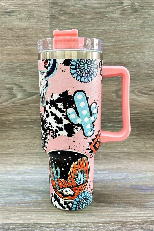 Cactus Stainless Steel Tumbler