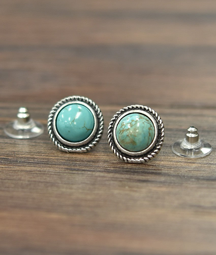 Turquoise Stud Earrings