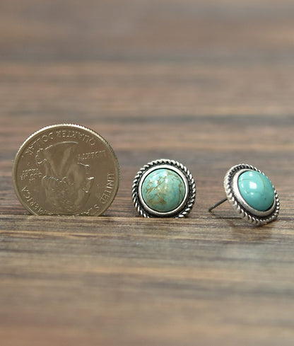 Turquoise Stud Earrings