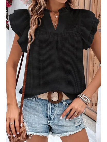 Flutter Sleeve Top