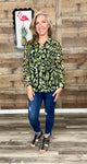Abstract Foliage Blouse