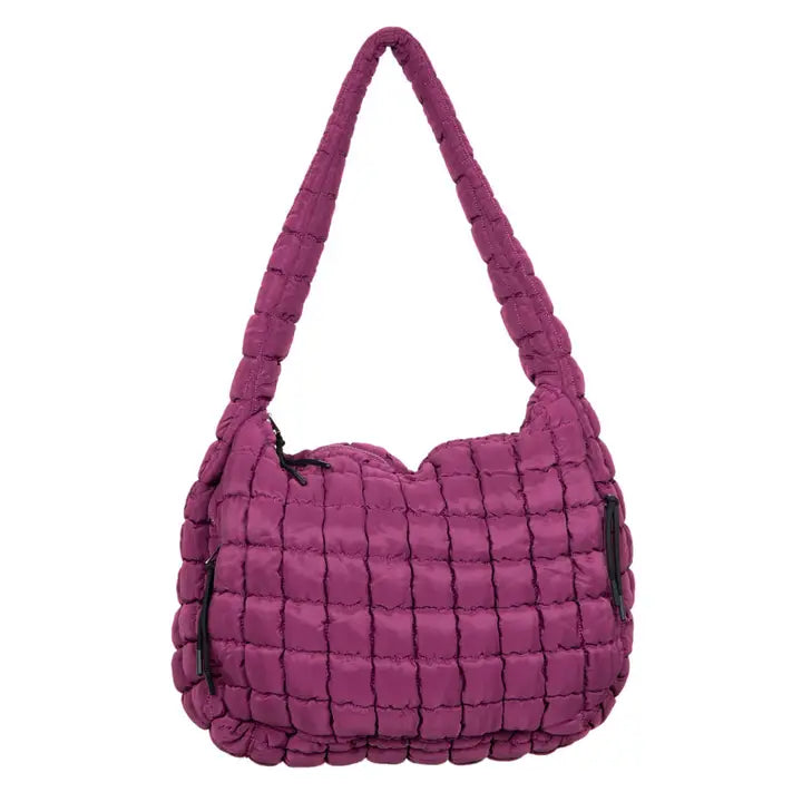 Katydid Plum Puffer Tote