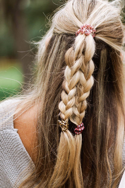 Spiral Hair Coils | Burgundy Bliss Hair Ties